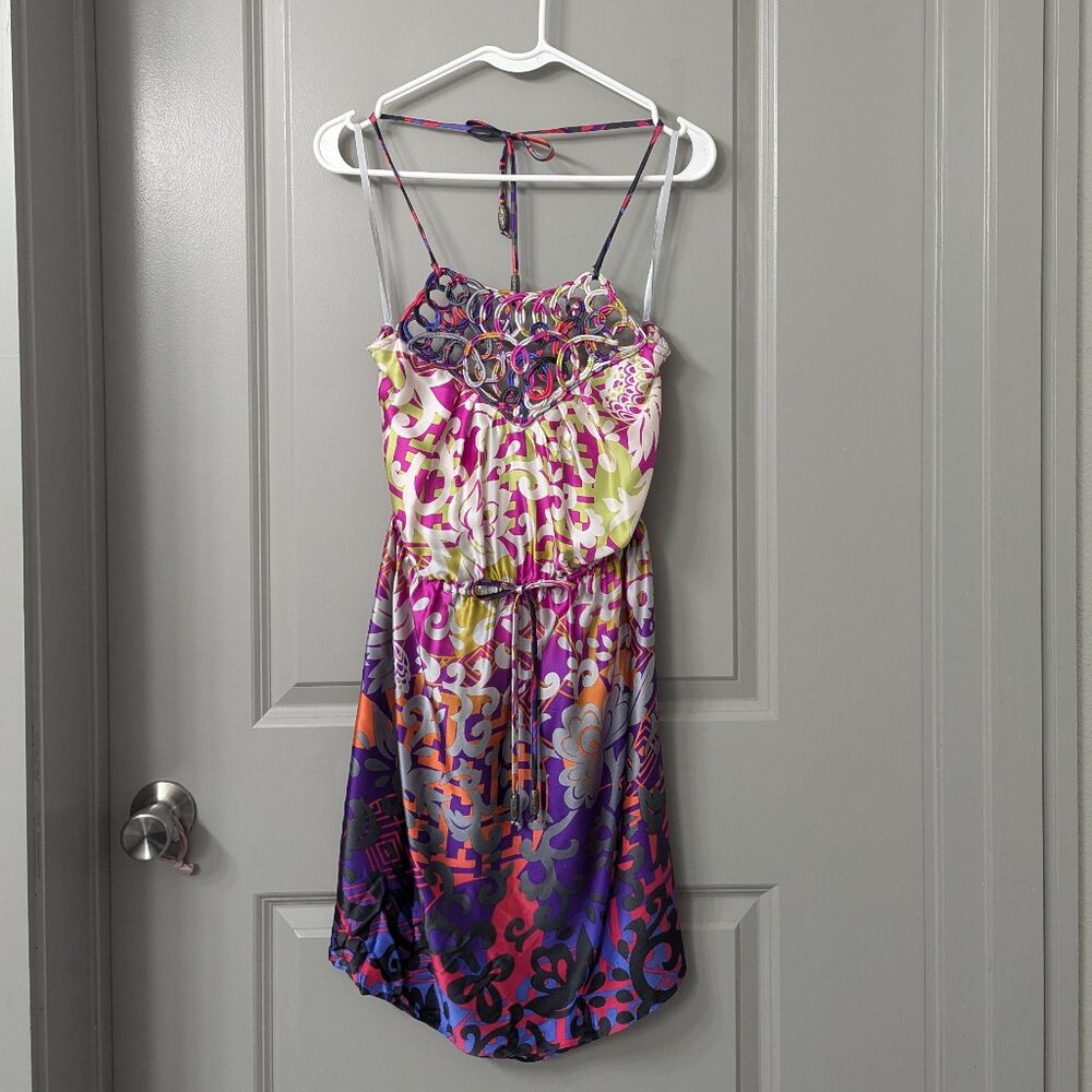 Alice & Trixie Silk Multicolor Cocktail Dress